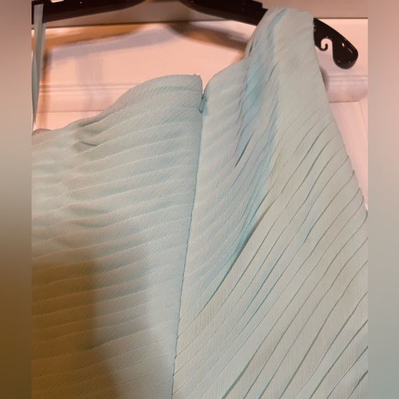 EUC Morilee by Madeline Gardner Chiffon One Shoulder Dress - Picture 4 of 7